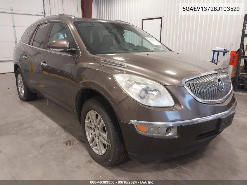 2008 Buick Enclave Cx VIN: 5GAEV13728J103529 Lot: 40389550