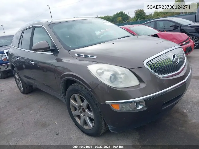 2008 Buick Enclave Cxl VIN: 5GAER23738J242711 Lot: 40421004