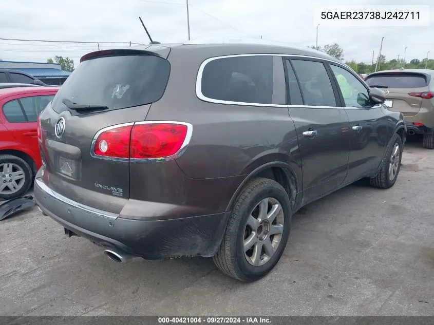 5GAER23738J242711 2008 Buick Enclave Cxl