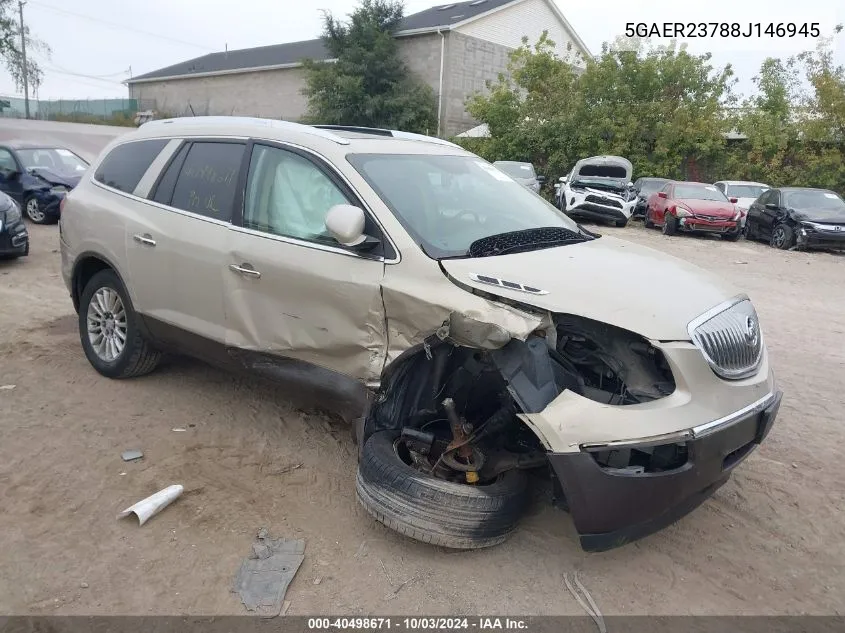 2008 Buick Enclave Cxl VIN: 5GAER23788J146945 Lot: 40498671