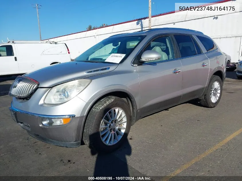 2008 Buick Enclave Cxl VIN: 5GAEV23748J164175 Lot: 40508195