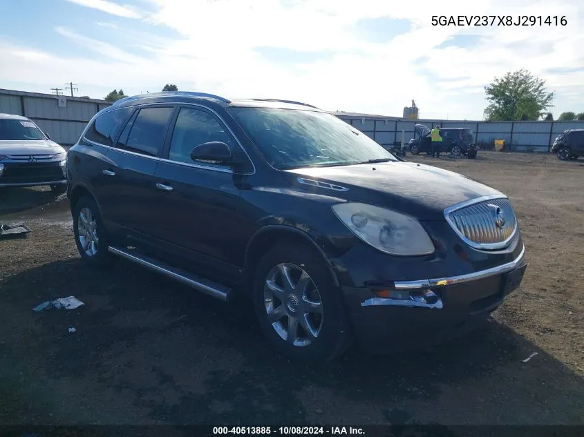 2008 Buick Enclave Cxl VIN: 5GAEV237X8J291416 Lot: 40513885