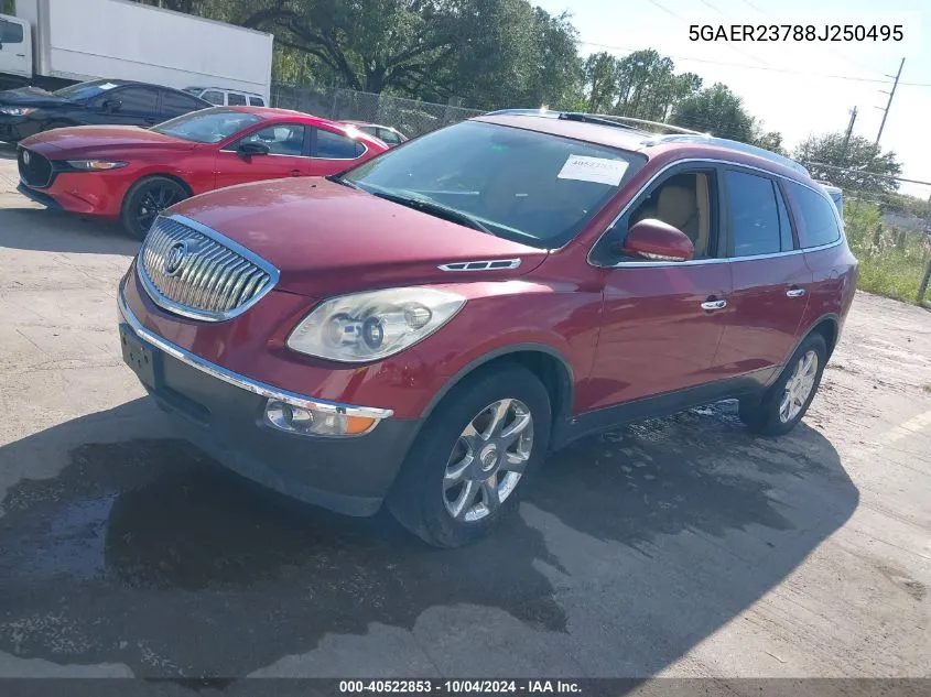 2008 Buick Enclave Cxl VIN: 5GAER23788J250495 Lot: 40522853