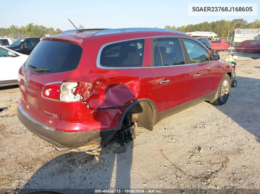 2008 Buick Enclave Cxl VIN: 5GAER23768J168605 Lot: 40534713