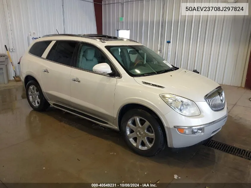 2008 Buick Enclave Cxl VIN: 5GAEV23708J297824 Lot: 40549231