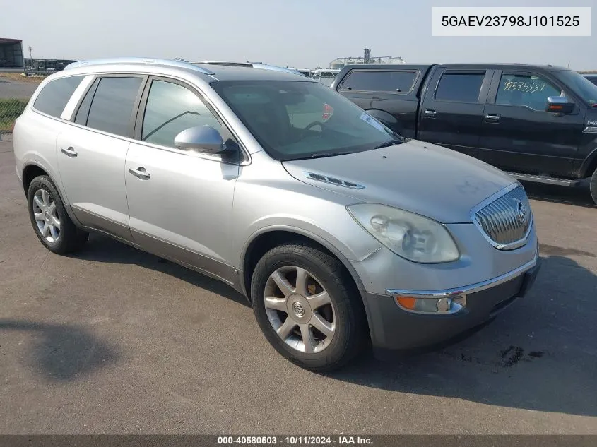 2008 Buick Enclave Cxl VIN: 5GAEV23798J101525 Lot: 40580503