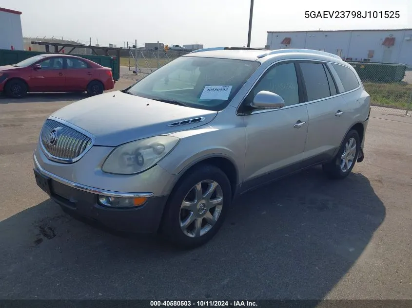 2008 Buick Enclave Cxl VIN: 5GAEV23798J101525 Lot: 40580503