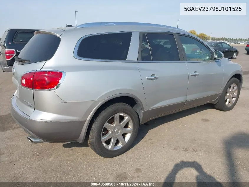 2008 Buick Enclave Cxl VIN: 5GAEV23798J101525 Lot: 40580503