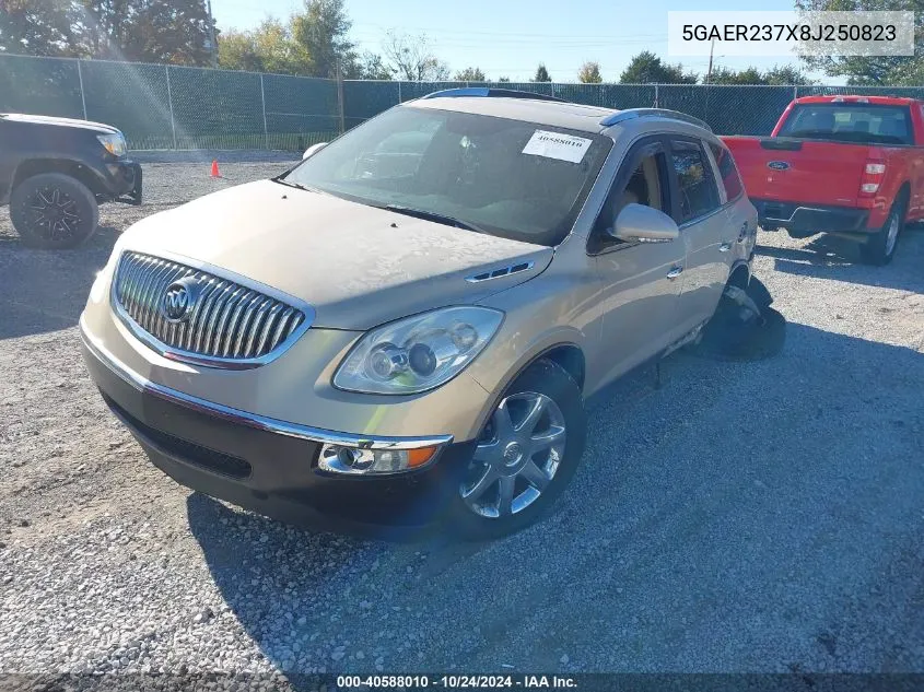 2008 Buick Enclave Cxl VIN: 5GAER237X8J250823 Lot: 40588010