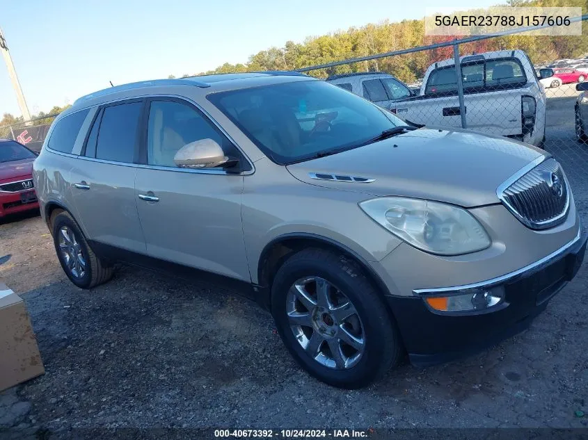 2008 Buick Enclave Cxl VIN: 5GAER23788J157606 Lot: 40673392