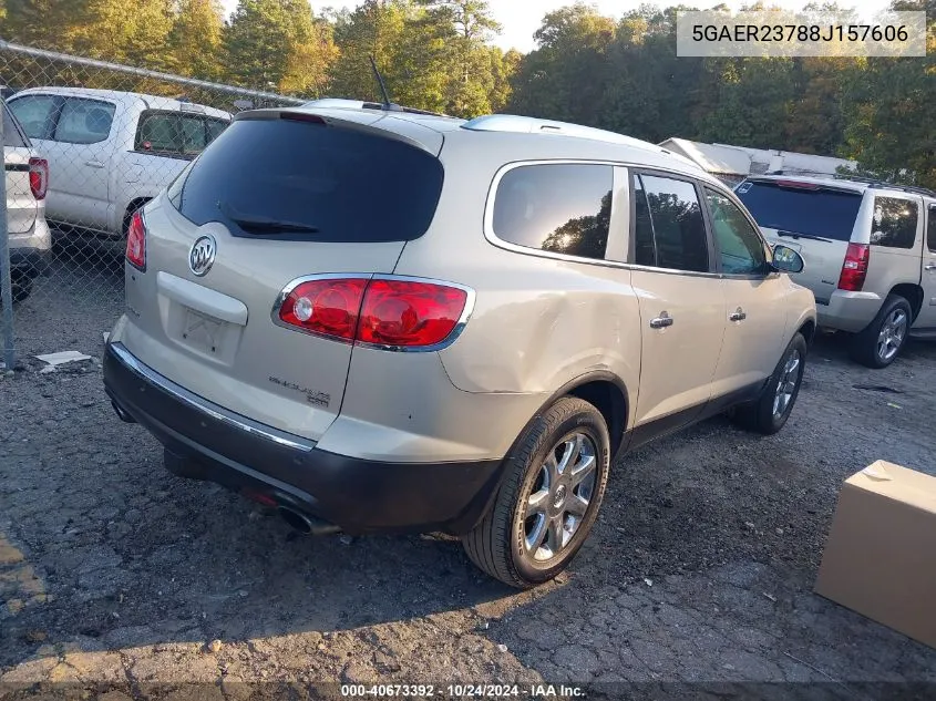 2008 Buick Enclave Cxl VIN: 5GAER23788J157606 Lot: 40673392