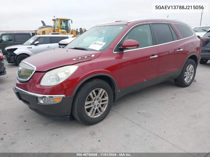 2008 Buick Enclave Cx VIN: 5GAEV13788J215056 Lot: 40750508