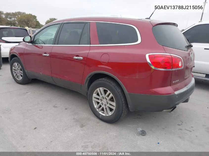 2008 Buick Enclave Cx VIN: 5GAEV13788J215056 Lot: 40750508