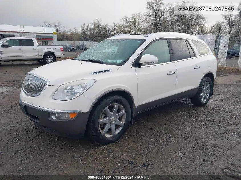 5GAEV23708J247845 2008 Buick Enclave Cxl