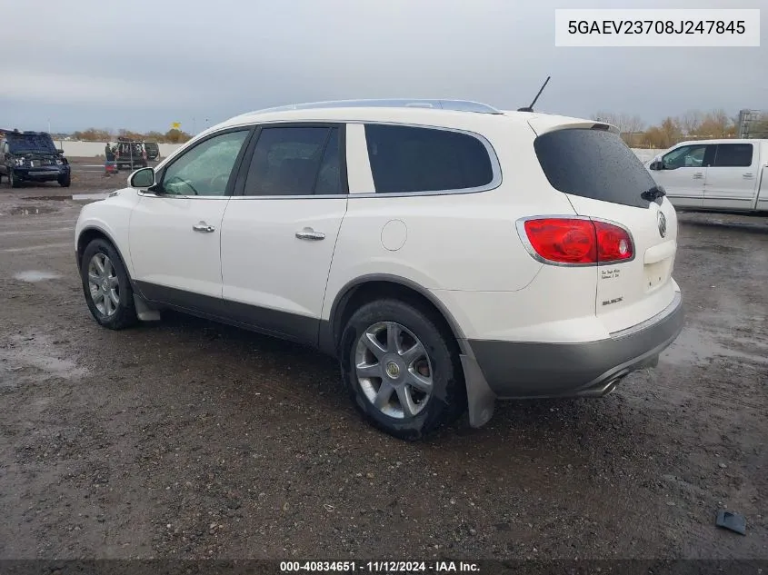 5GAEV23708J247845 2008 Buick Enclave Cxl