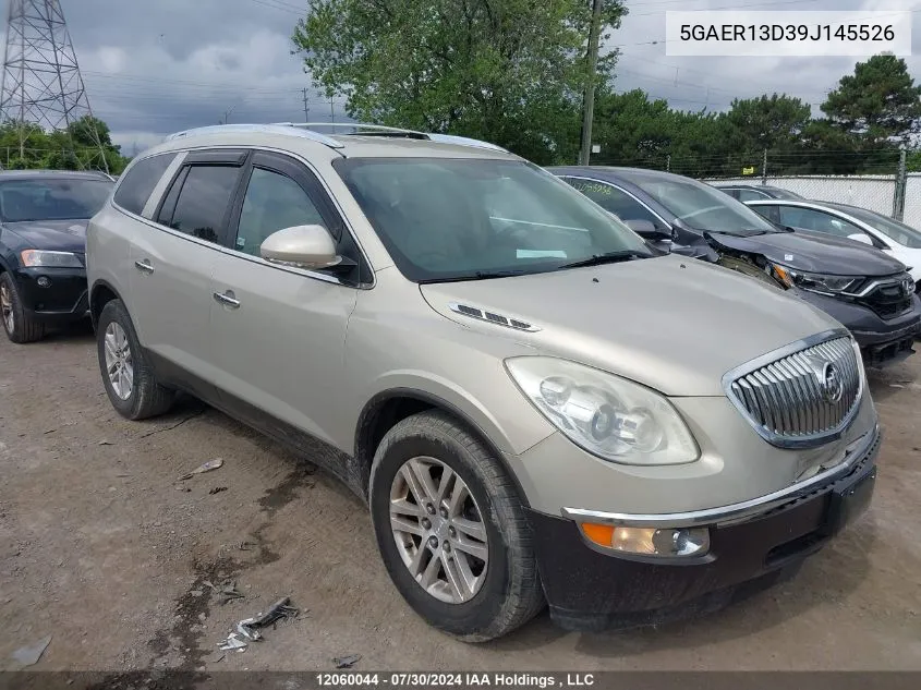 2009 Buick Enclave Cx VIN: 5GAER13D39J145526 Lot: 12060044