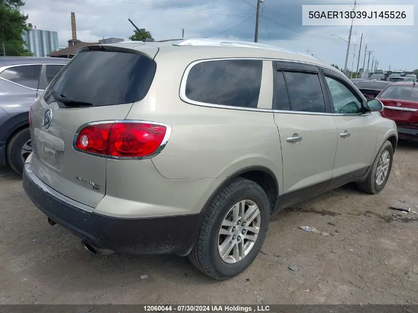 2009 Buick Enclave Cx VIN: 5GAER13D39J145526 Lot: 12060044