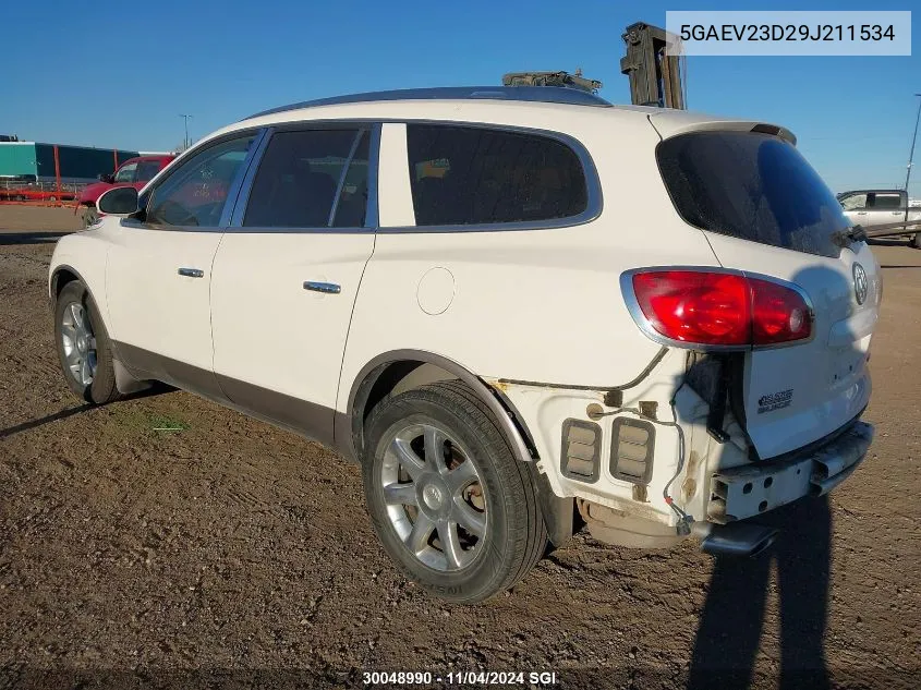 2009 Buick Enclave Cxl VIN: 5GAEV23D29J211534 Lot: 30048990