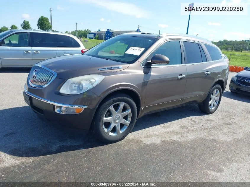 2009 Buick Enclave Cxl VIN: 5GAEV23D99J220280 Lot: 39489794