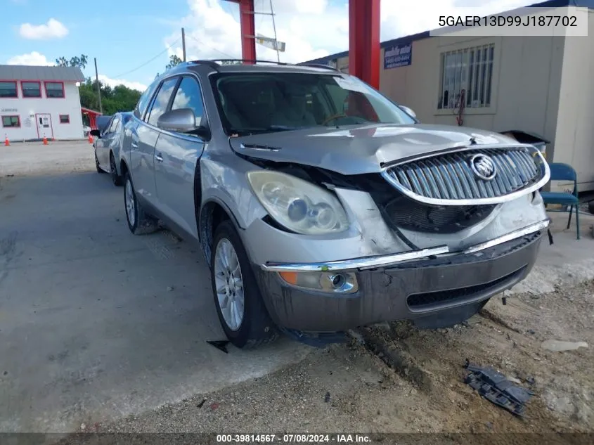 2009 Buick Enclave Cx VIN: 5GAER13D99J187702 Lot: 39814567