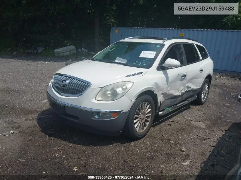 5GAEV23D29J159483 2009 Buick Enclave Cxl