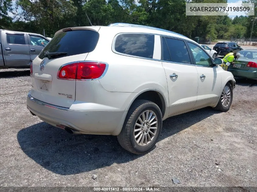 2009 Buick Enclave Cxl VIN: 5GAER23D79J198509 Lot: 40011412