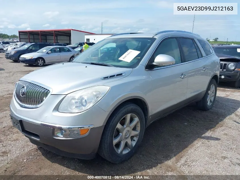 2009 Buick Enclave Cxl VIN: 5GAEV23D99J212163 Lot: 40070812