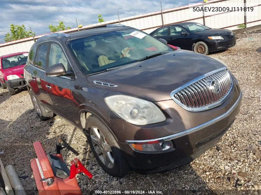 2009 Buick Enclave Cxl VIN: 5GAEV23D09J111819 Lot: 40122896