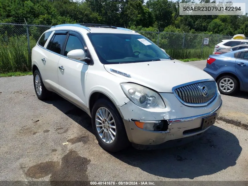 2009 Buick Enclave Cxl VIN: 5GAER23D79J142294 Lot: 40141678