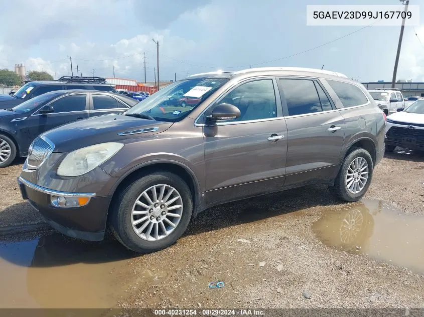 5GAEV23D99J167709 2009 Buick Enclave Cxl