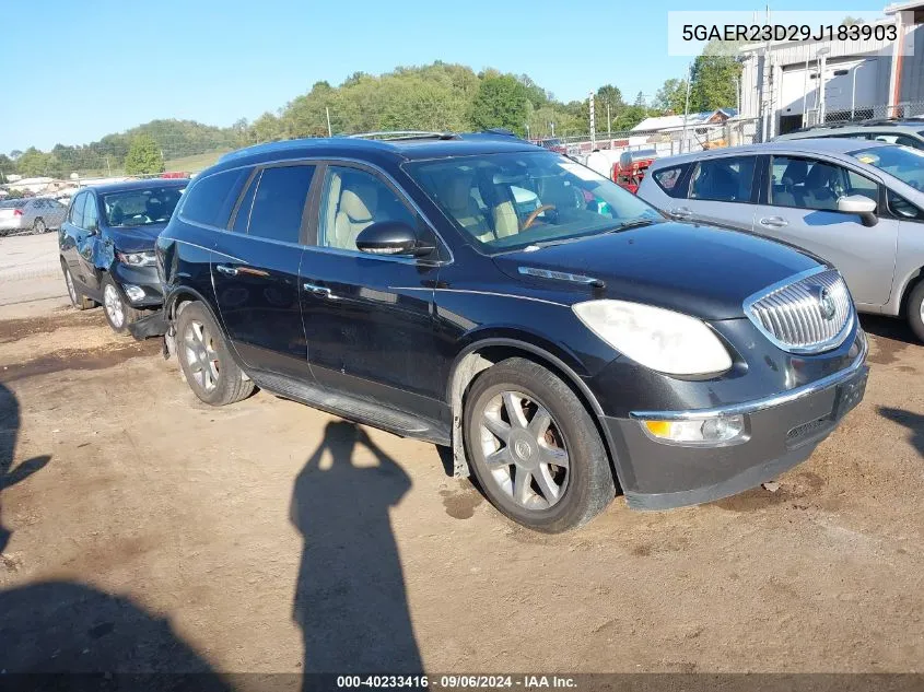 2009 Buick Enclave Cxl VIN: 5GAER23D29J183903 Lot: 40233416