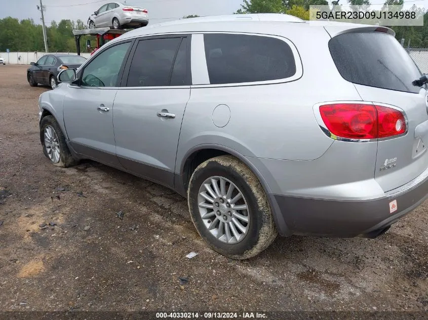 2009 Buick Enclave Cxl VIN: 5GAER23D09J134988 Lot: 40330214