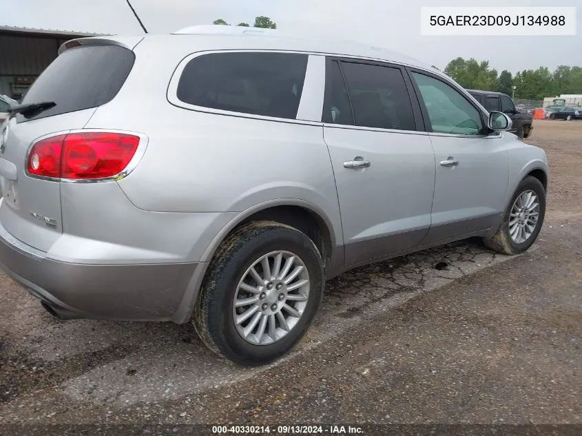 5GAER23D09J134988 2009 Buick Enclave Cxl