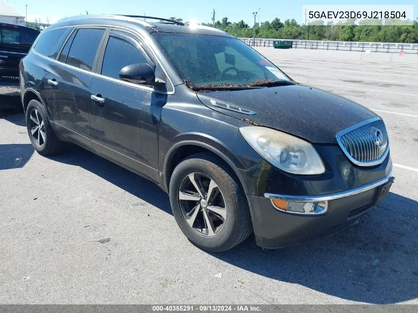 5GAEV23D69J218504 2009 Buick Enclave Cxl