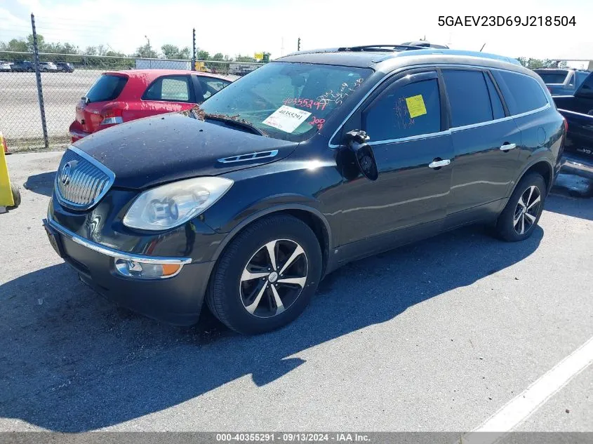 2009 Buick Enclave Cxl VIN: 5GAEV23D69J218504 Lot: 40355291