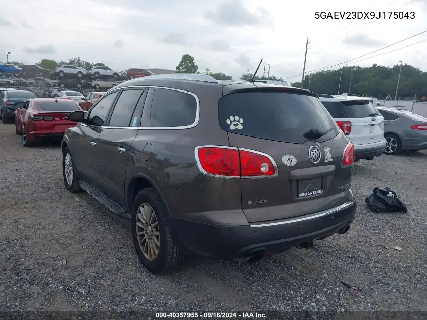 2009 Buick Enclave Cxl VIN: 5GAEV23DX9J175043 Lot: 40357955