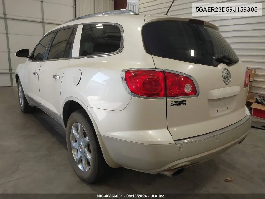 2009 Buick Enclave Cxl VIN: 5GAER23D59J159305 Lot: 40366061