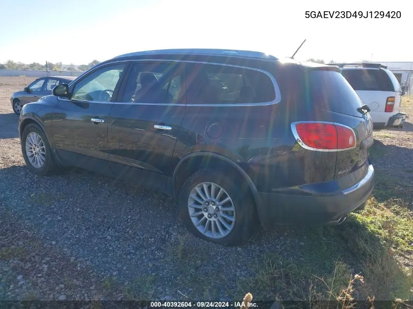 5GAEV23D49J129420 2009 Buick Enclave Cxl