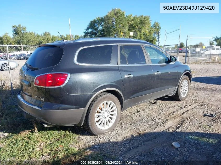 2009 Buick Enclave Cxl VIN: 5GAEV23D49J129420 Lot: 40392604