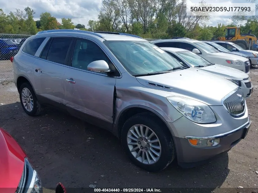 2009 Buick Enclave Cxl VIN: 5GAEV23D59J177993 Lot: 40434440