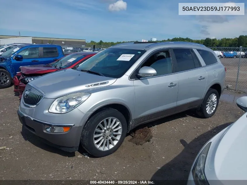 5GAEV23D59J177993 2009 Buick Enclave Cxl