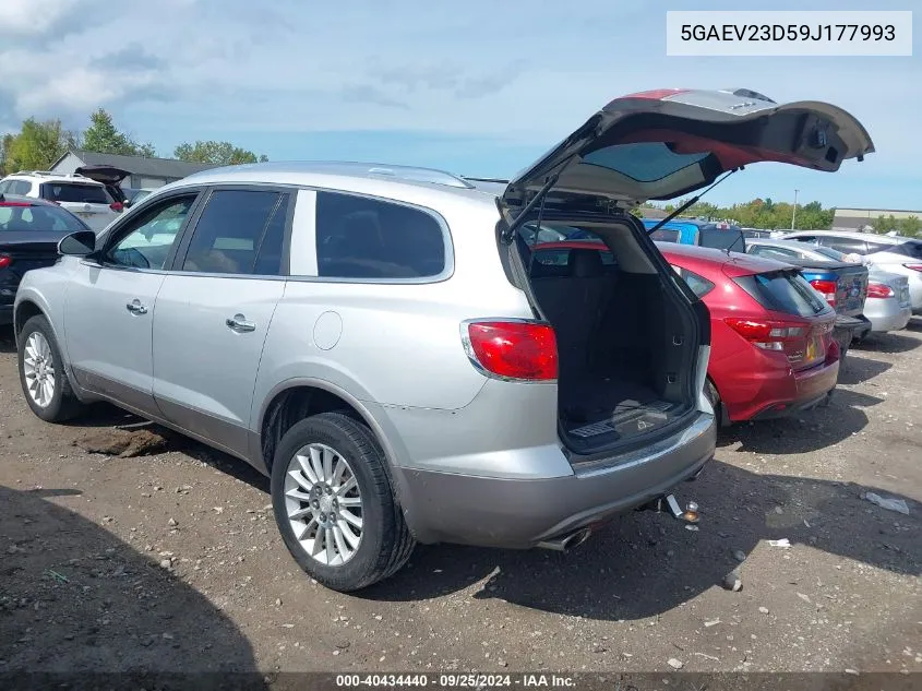 2009 Buick Enclave Cxl VIN: 5GAEV23D59J177993 Lot: 40434440