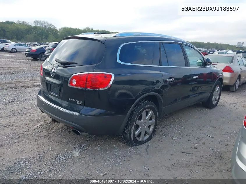 2009 Buick Enclave Cxl VIN: 5GAER23DX9J183597 Lot: 40491997