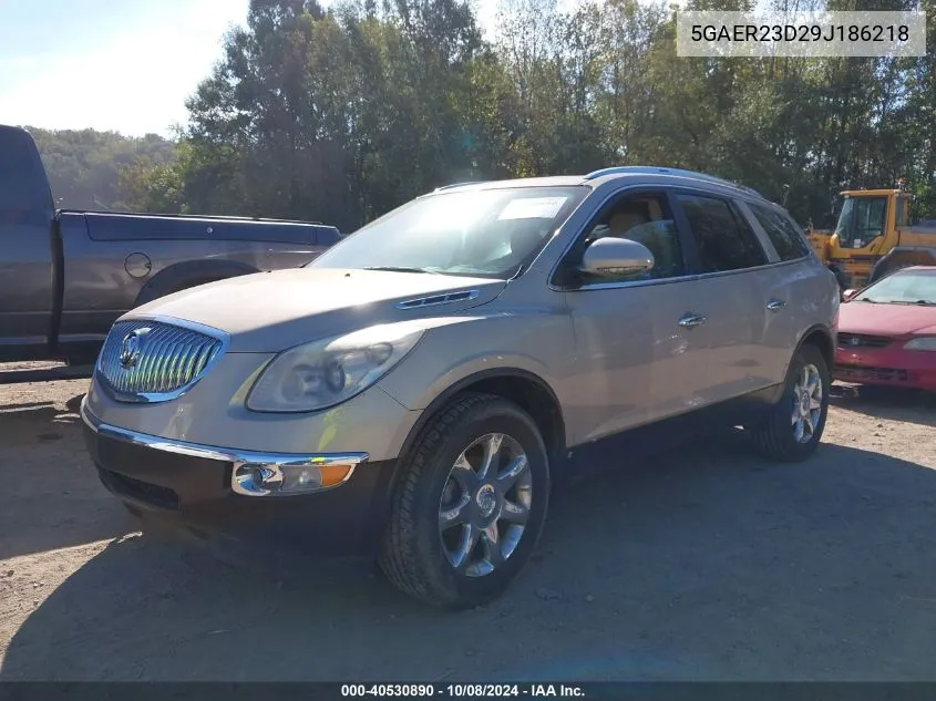 2009 Buick Enclave Cxl VIN: 5GAER23D29J186218 Lot: 40530890