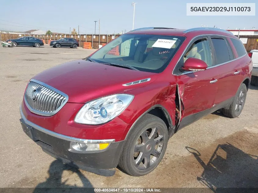 2009 Buick Enclave Cxl VIN: 5GAEV23D29J110073 Lot: 40534547