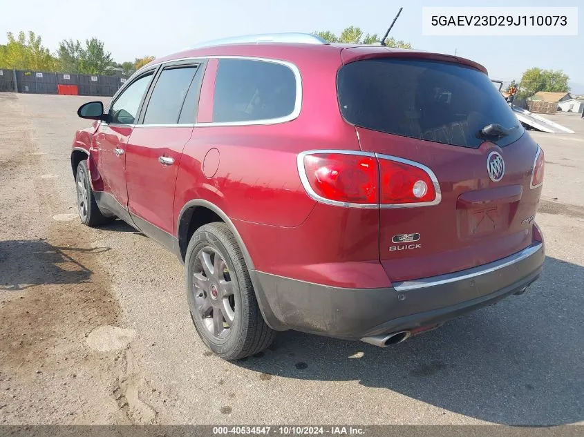 2009 Buick Enclave Cxl VIN: 5GAEV23D29J110073 Lot: 40534547