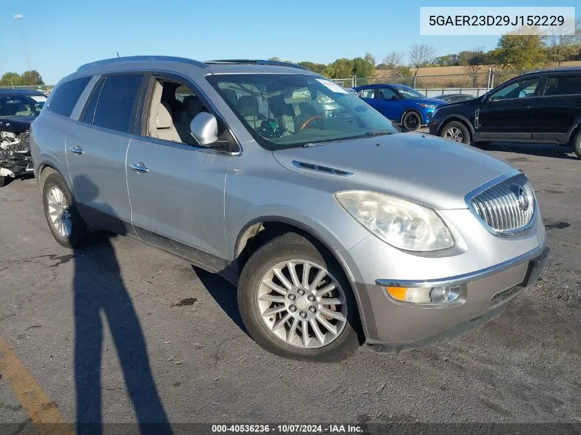 2009 Buick Enclave Cxl VIN: 5GAER23D29J152229 Lot: 40536236