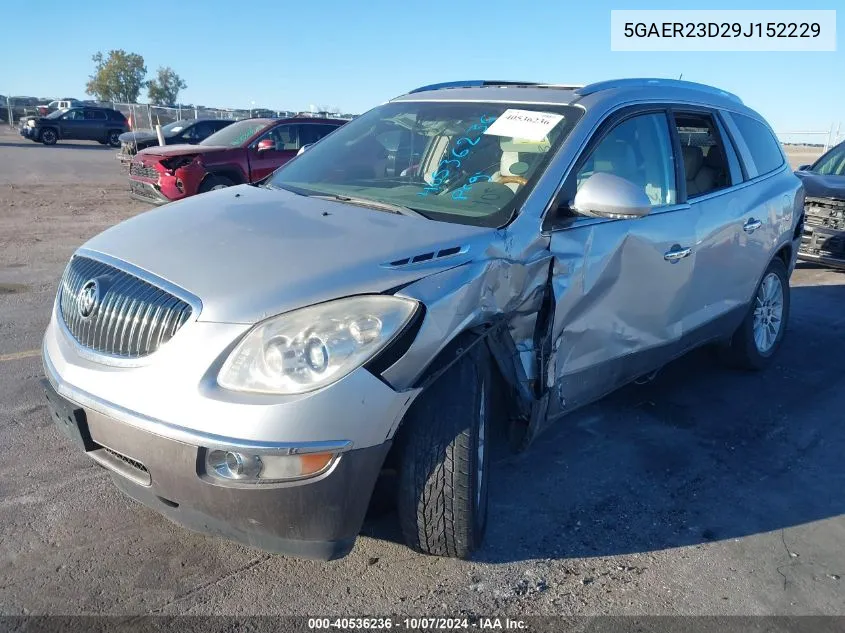 2009 Buick Enclave Cxl VIN: 5GAER23D29J152229 Lot: 40536236