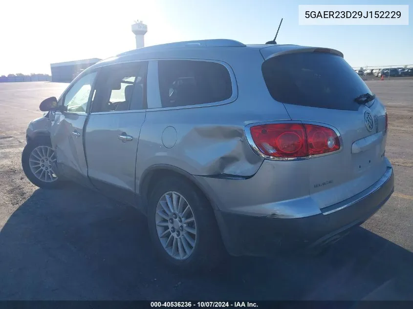 2009 Buick Enclave Cxl VIN: 5GAER23D29J152229 Lot: 40536236