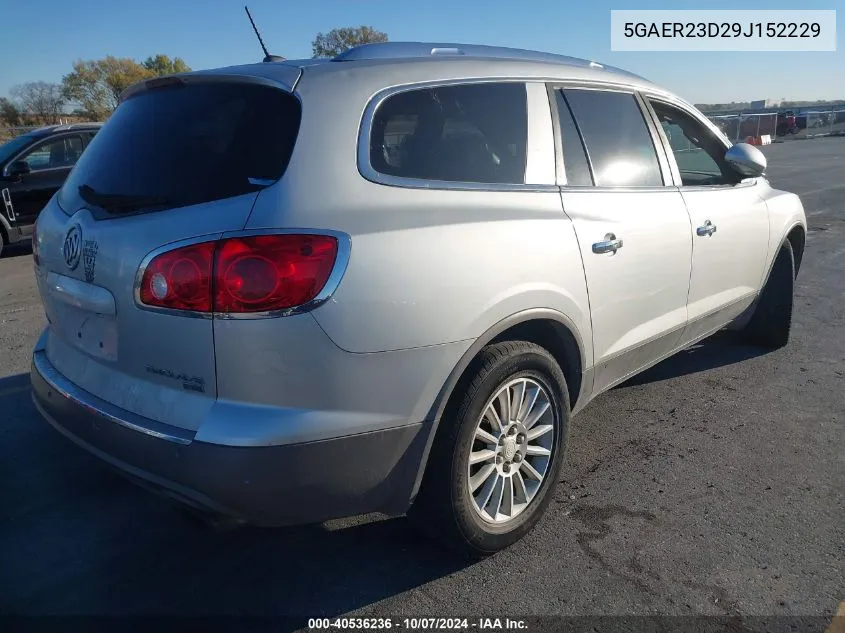 2009 Buick Enclave Cxl VIN: 5GAER23D29J152229 Lot: 40536236